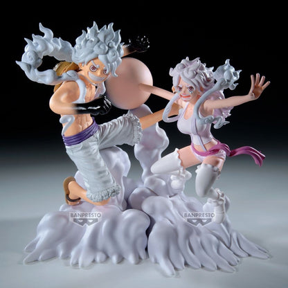 One Piece Monkey D. Luffy Gear 5 jako figurka – seria Senkozekkei od Banpresto