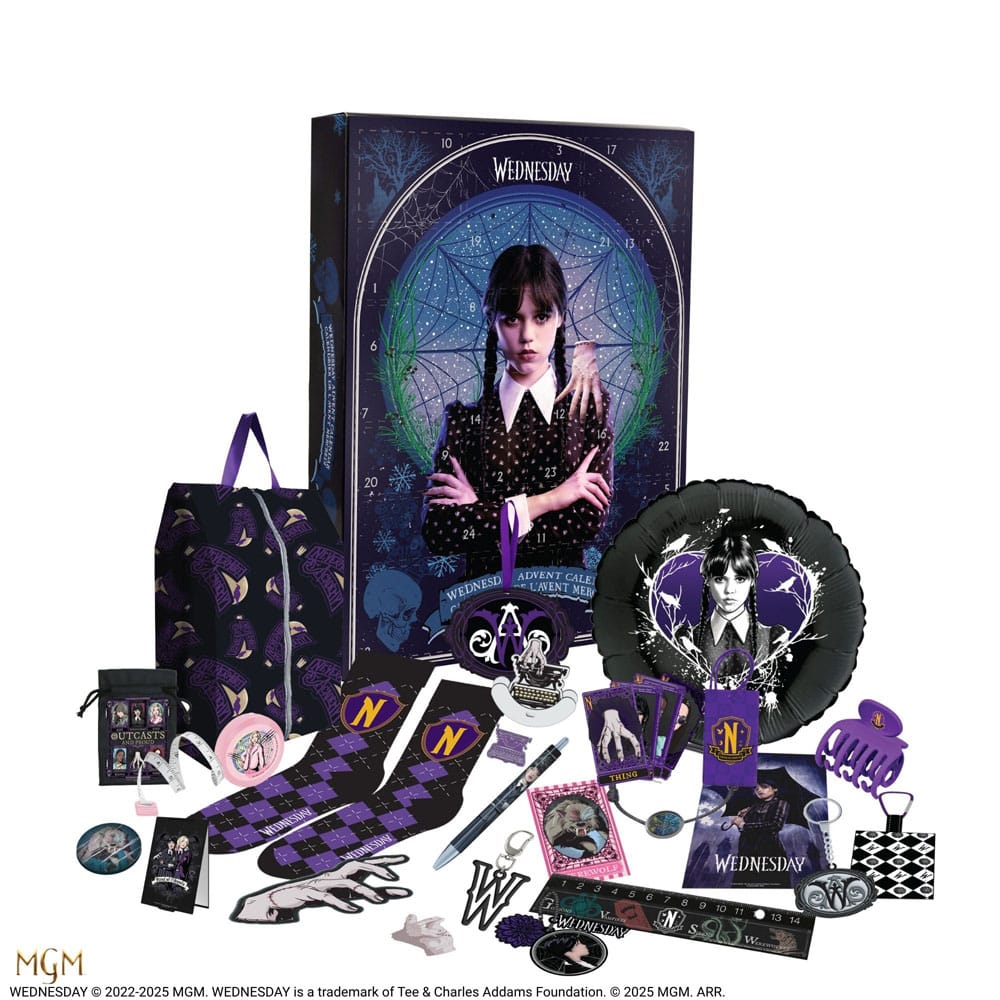 Wednesday Adventskalender 2025 mit 24x mystischen Überraschungen 🖤