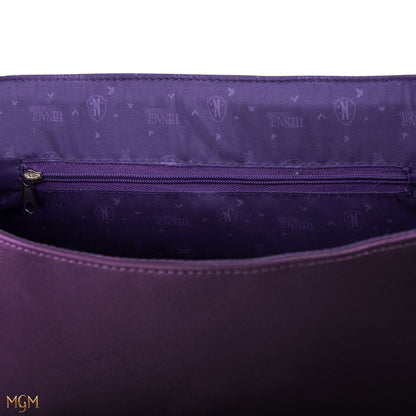 Mysteriöser Nevermore Rucksack in Violett für Wednesday-Fans