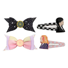 Wednesday Haarschmuck-Set: 4er-Pack für Fans