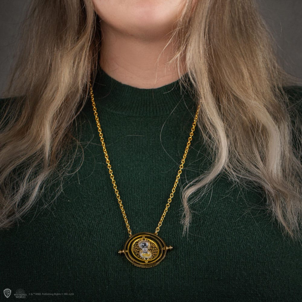 Magische Harry Potter Zeitumkehrer Halskette im Geschenkset