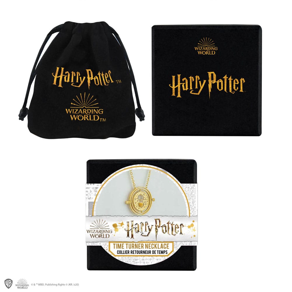 Magische Harry Potter Zeitumkehrer Halskette im Geschenkset