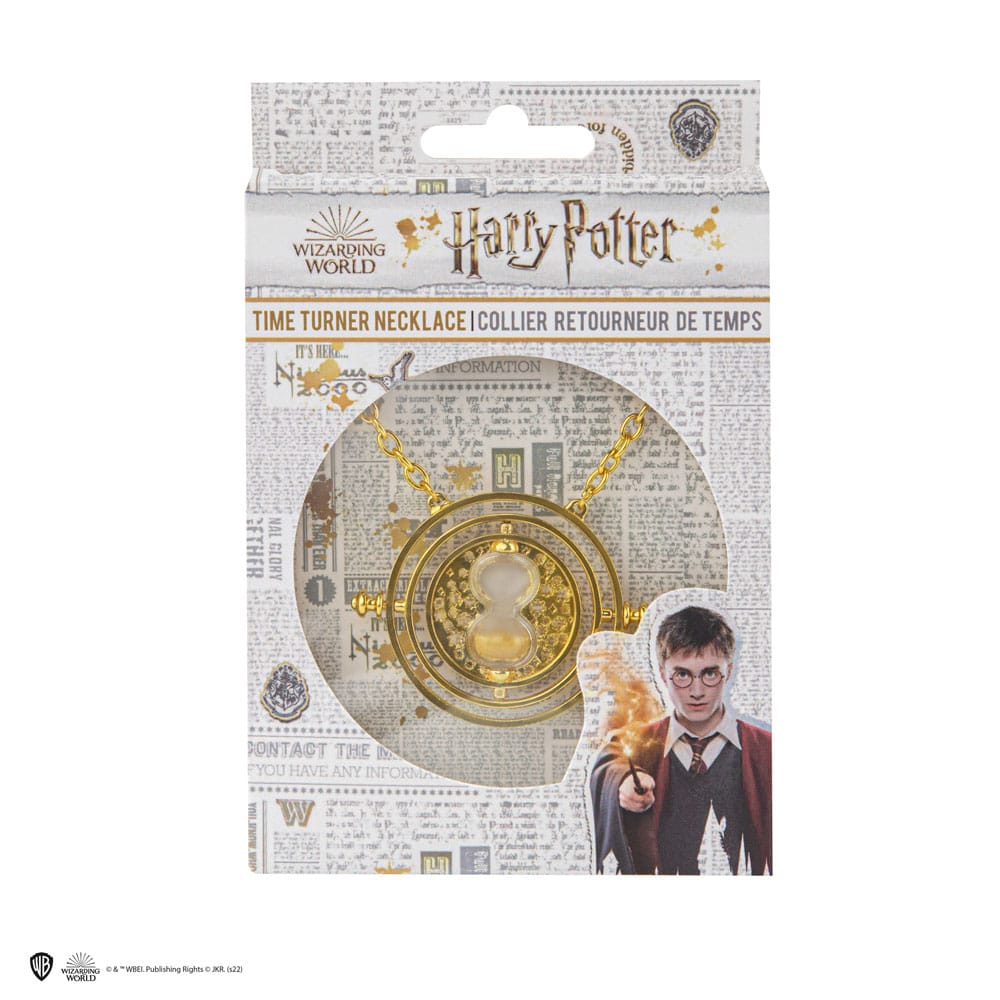 Magische Harry Potter Zeitumkehrer Halskette im Geschenkset