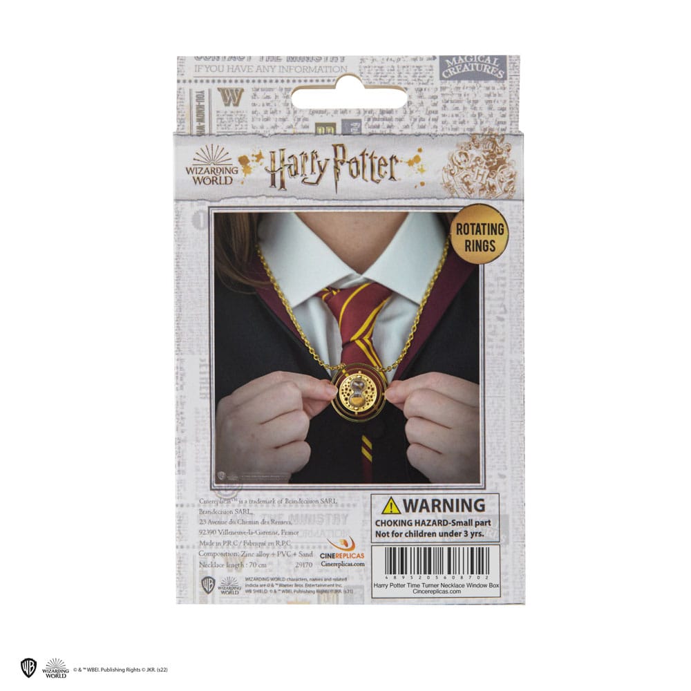 Magische Harry Potter Zeitumkehrer Halskette im Geschenkset