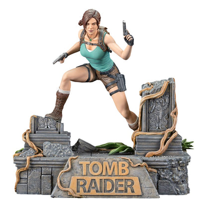 Tomb Raider Lara Croft PVC Statue 24 cm – mit Zubehör