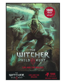 The Witcher 3 Puzzle: Ciri und die Wölfe – 1000 Teile große Herausforderung