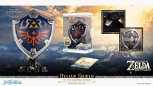 Lewa tarcza Hylian jako posąg z The Legend of Zelda