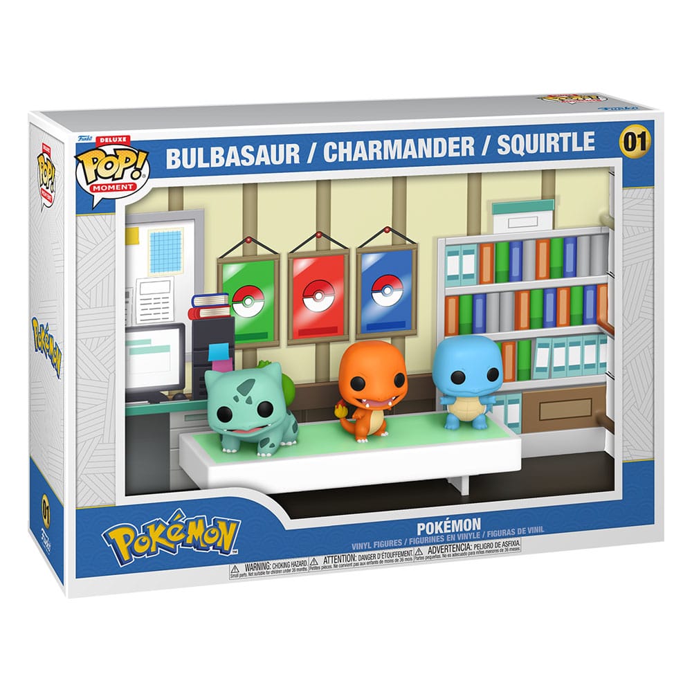 Pokemon POP Deluxe Vinyl Figuren – Starter Edition