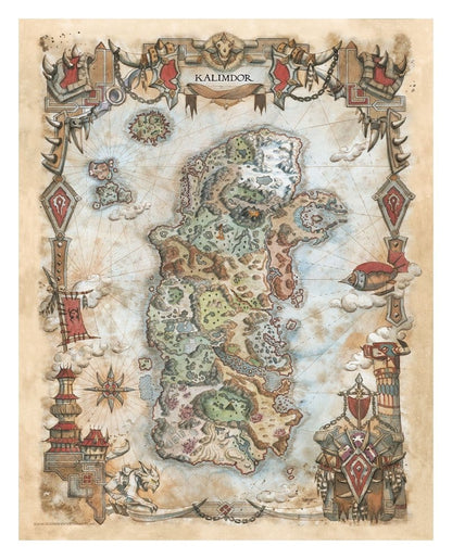World of Warcraft Kunstdruck-Set Limited Edition (5 Lithografien) 36 × 28 cm