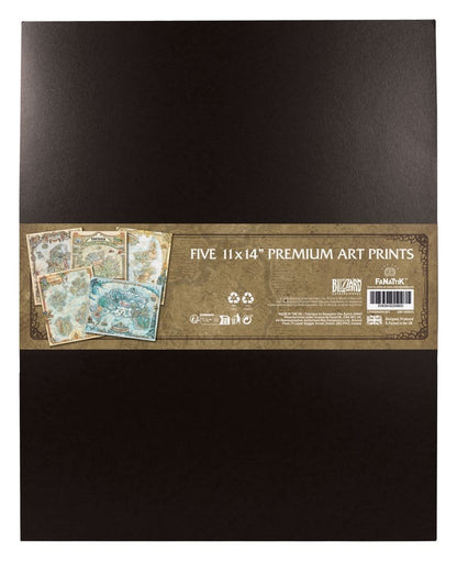 World of Warcraft Kunstdruck-Set Limited Edition (5 Lithografien) 36 × 28 cm