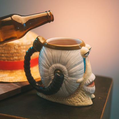 One Piece-Teleschnecke Den Den Mushi Krug - Offiziell & Hochwertig