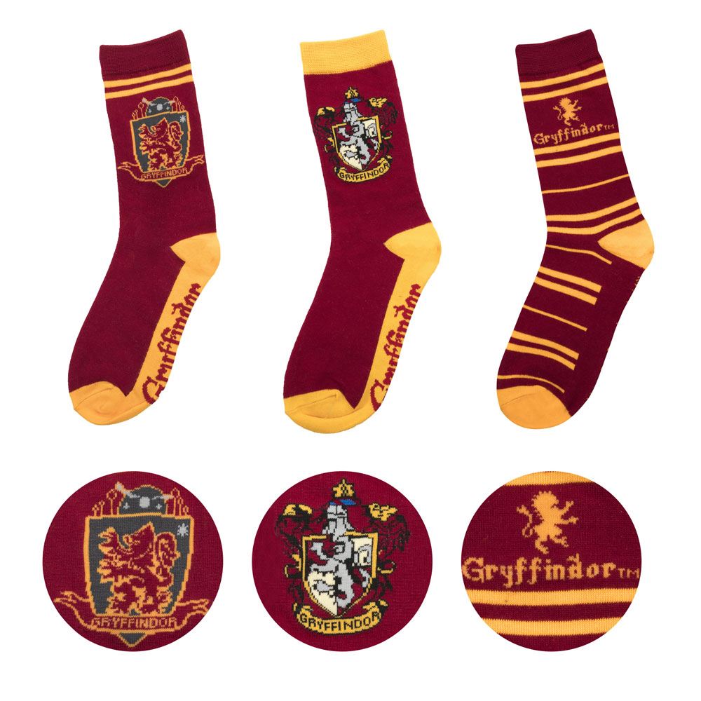 Harry Potter Gryffindor Socken-Set – 3er-Pack für Fans ❤✨