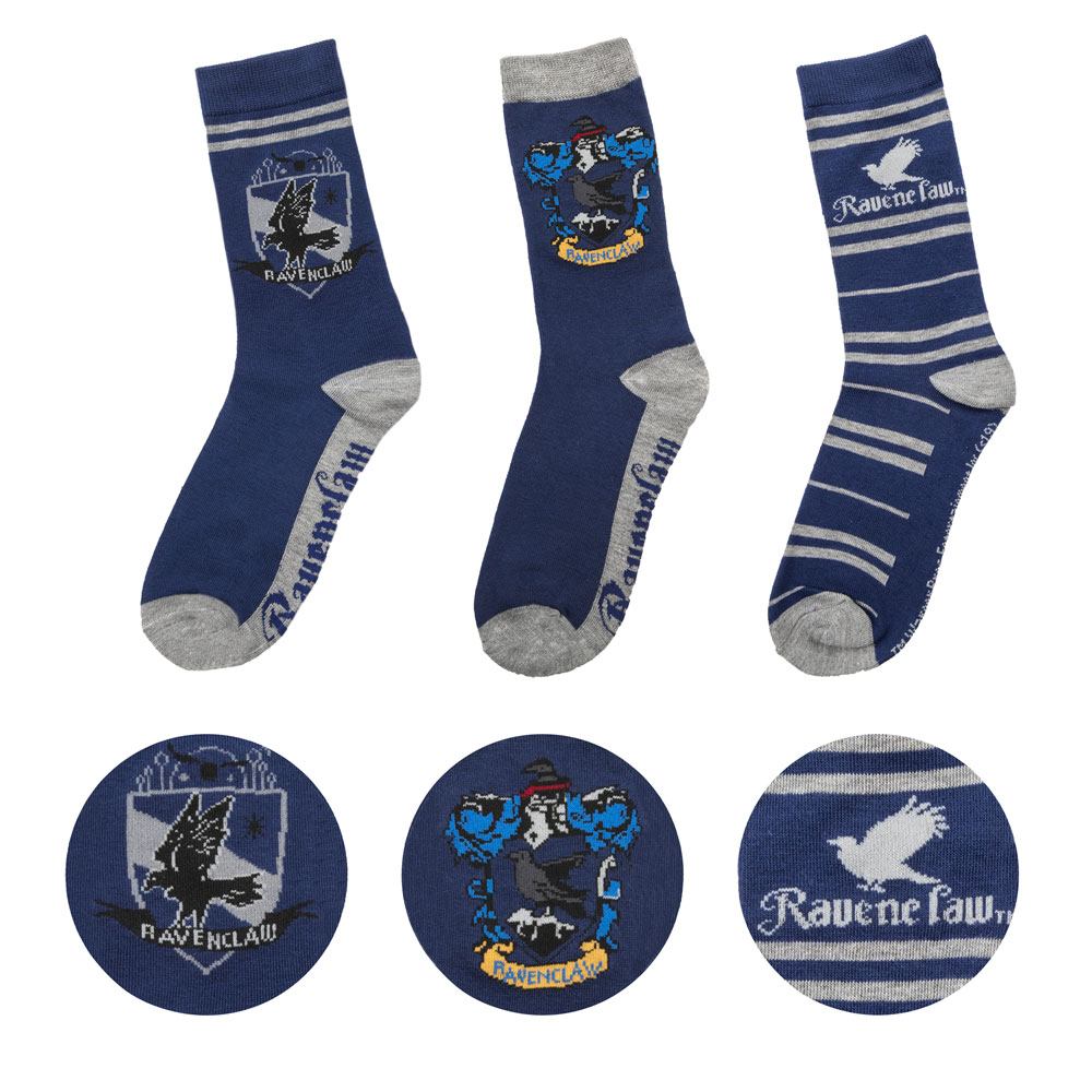 Ravenclaw 3er-Pack Socken – Magische Fußbekleidung 💙✨