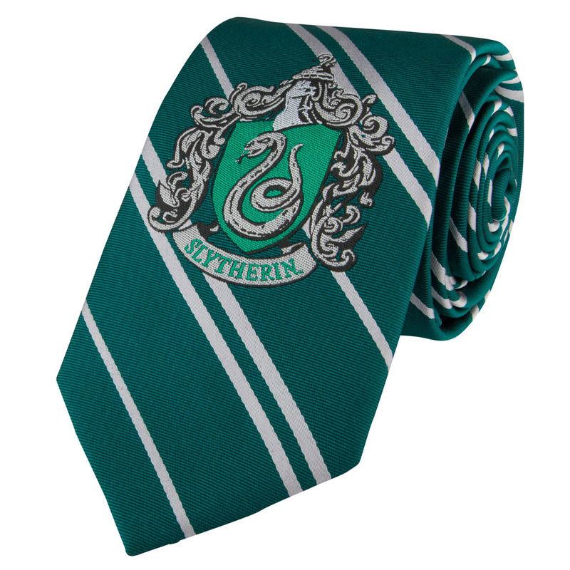 Stilvolle Slytherin-Krawatte für echte Zauberer 🧙‍♂️💚