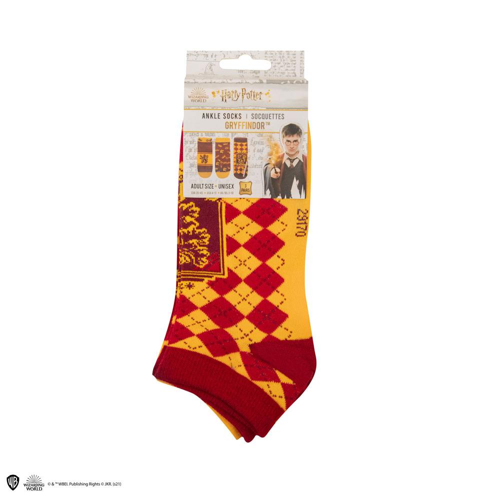 Zauberhafte Gryffindor Knöchelsocken – 3er Pack ❤✨
