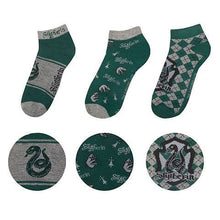 Magische Slytherin Knöchelsocken – 3er-Pack für Zauberfüße 💚✨
