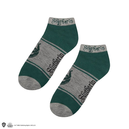 Magische Slytherin Knöchelsocken – 3er-Pack für Zauberfüße 💚✨