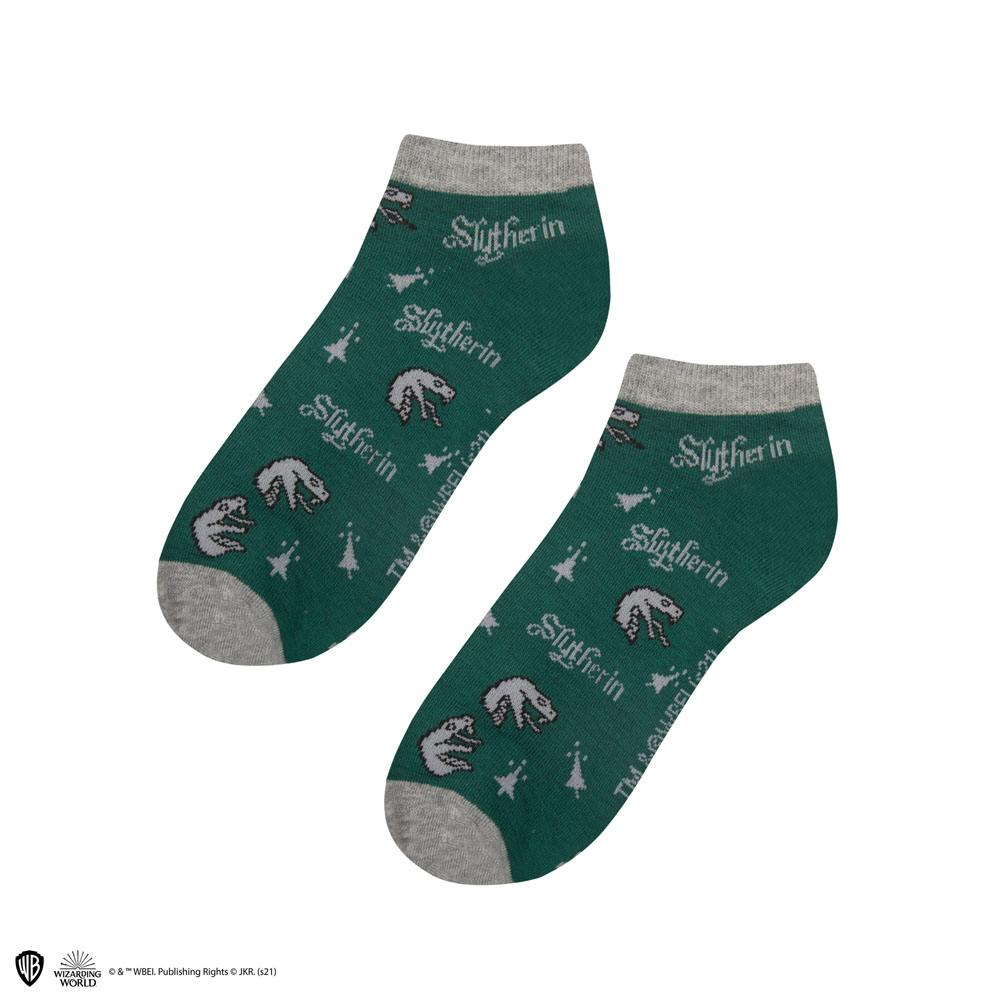 Magische Slytherin Knöchelsocken – 3er-Pack für Zauberfüße 💚✨
