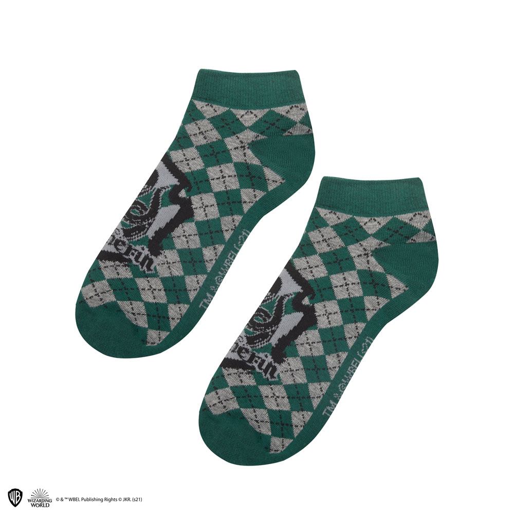 Magische Slytherin Knöchelsocken – 3er-Pack für Zauberfüße 💚✨