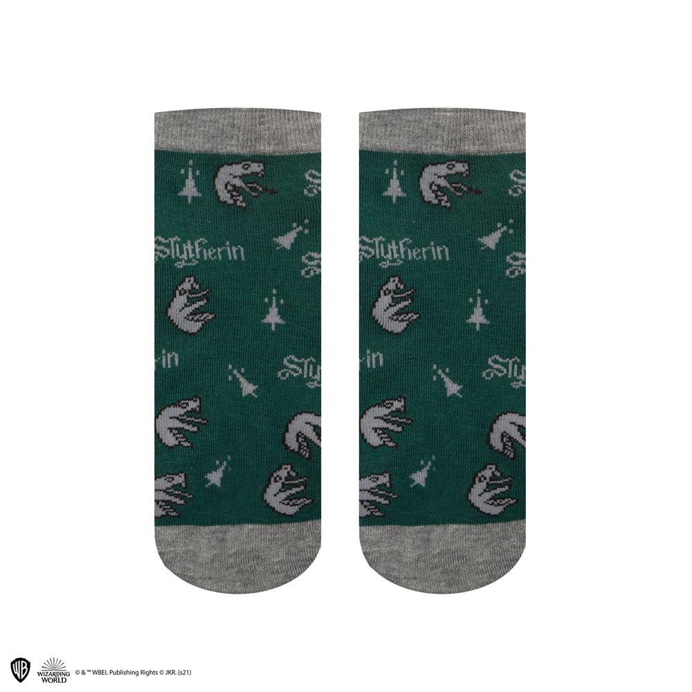 Magische Slytherin Knöchelsocken – 3er-Pack für Zauberfüße 💚✨