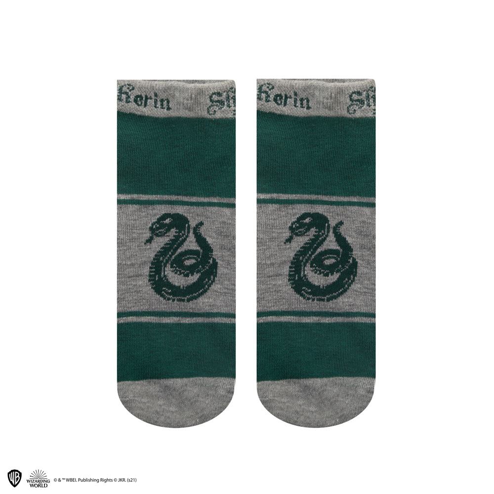 Magische Slytherin Knöchelsocken – 3er-Pack für Zauberfüße 💚✨