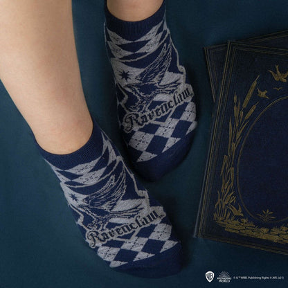 Zauberhafte Ravenclaw Knöchelsocken 3er-Set – Offiziell 💙✨