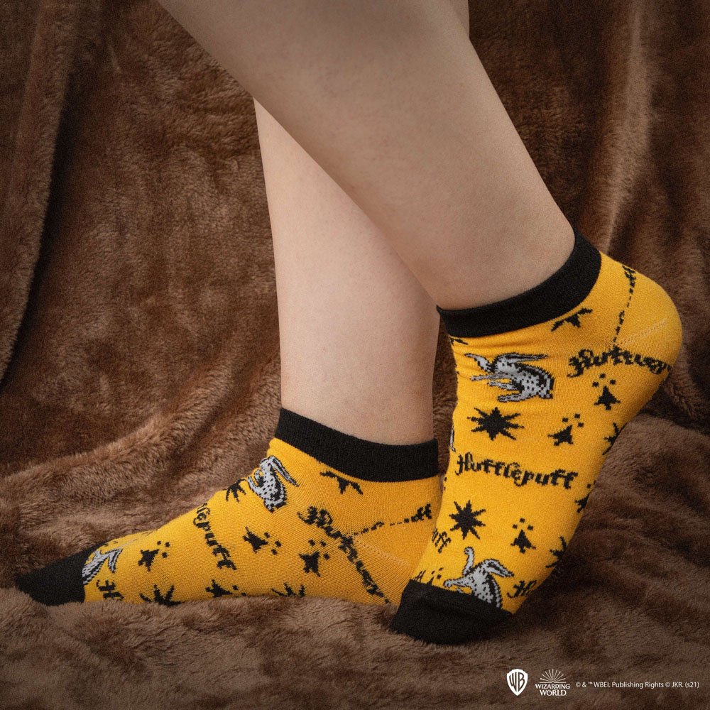 Harry Potter Hufflepuff Knöchelsocken 3er-Set 💛✨