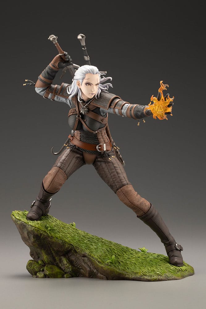 Geralt Bishoujo Statue: Eleganz trifft Hexer-Kunst