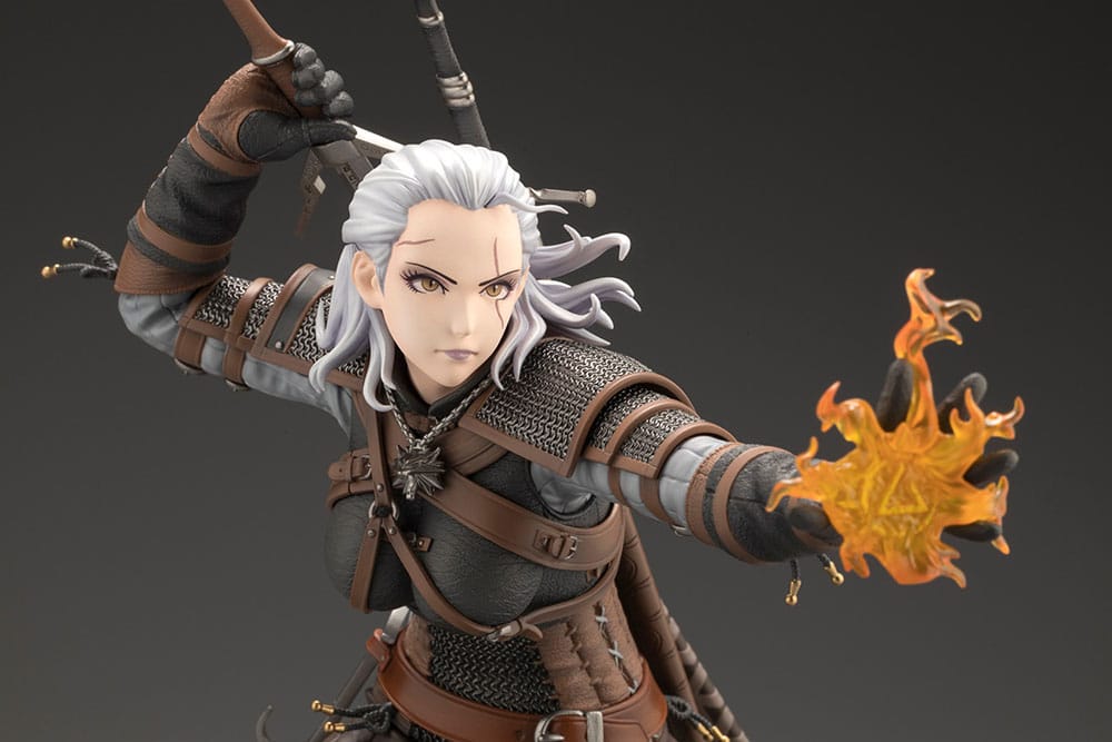 Geralt Bishoujo Statue: Eleganz trifft Hexer-Kunst