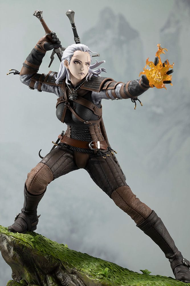 Geralt Bishoujo Statue: Eleganz trifft Hexer-Kunst