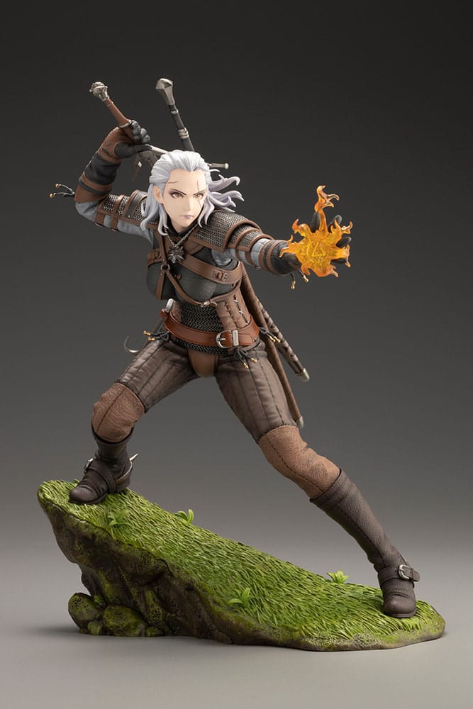 Geralt Bishoujo Statue: Eleganz trifft Hexer-Kunst