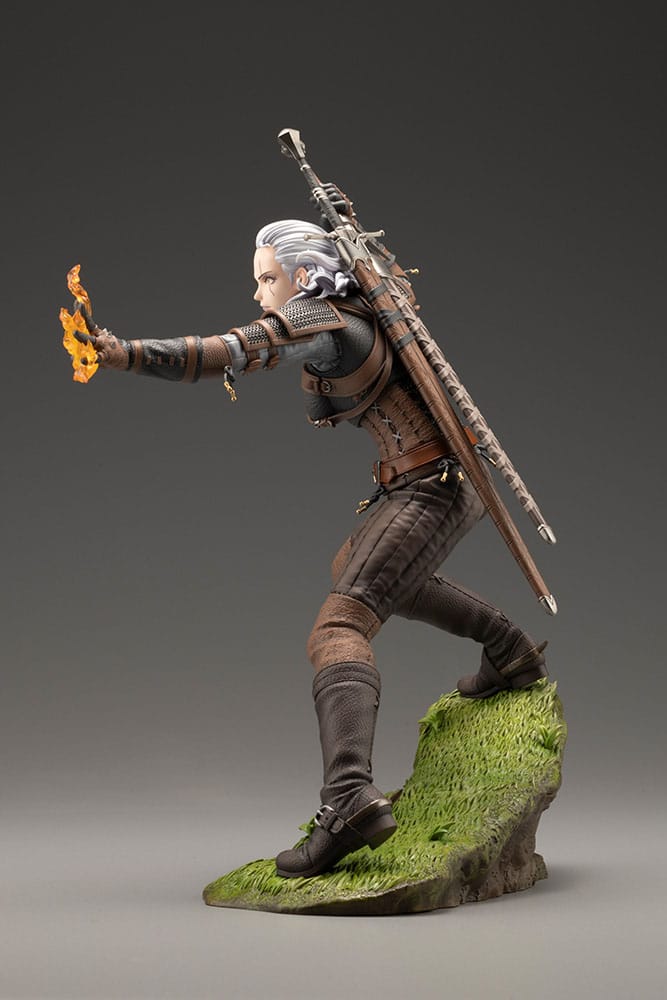 Geralt Bishoujo Statue: Eleganz trifft Hexer-Kunst