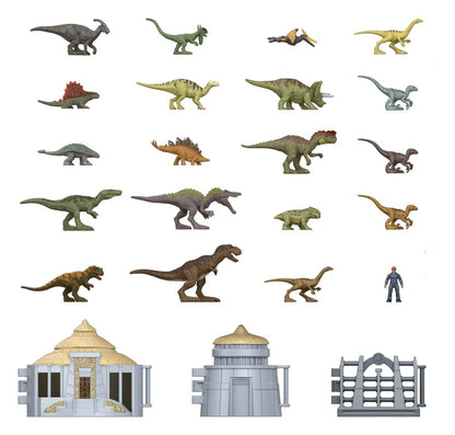 Jurassic Park Minis Adventskalender Island Visitor - Mini-Dinosaurierpark