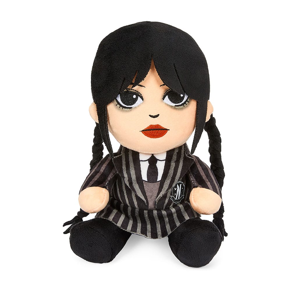 Kuschelige Wednesday Addams Plüschfigur - 20 cm
