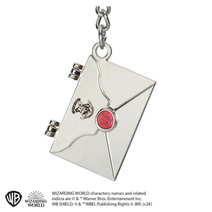 Harry Potter Keychain Hogwarts Letter Metal