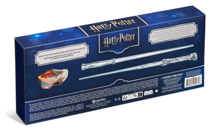 Harry Potter 25th Anniversary Wand Set with Philosopher's Stone