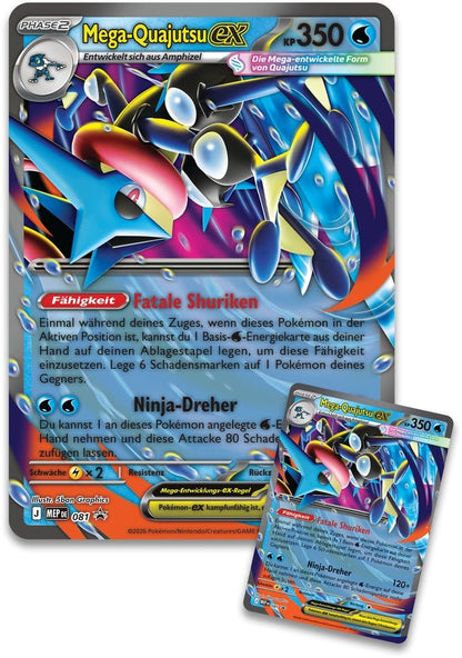 Mega Mewtu-ex Kolekcja Premium (niemiecka) – 8 boosterów Pokémon TCG