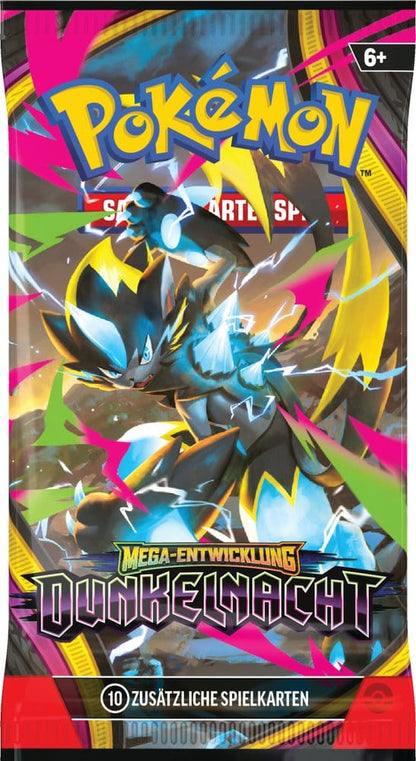 Pokémon TCG Mega Evolution: Pitch Black Booster Display (DE)