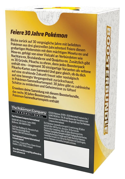 Pokémon TCG 30 Jahre Boosterbundle – Mewtu & Mew (Deutsch)