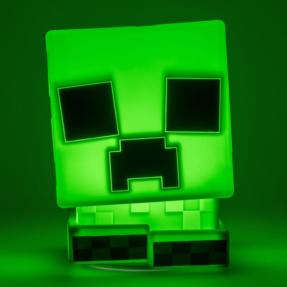 Minecraft Creeper Glo Silikonleuchte – Magisches Lichtabenteuer