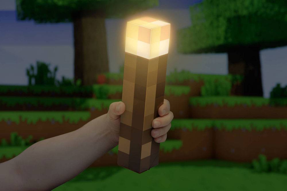 Minecraft Fackel-Lampe – Leuchtende Abenteuer für dein Zimmer