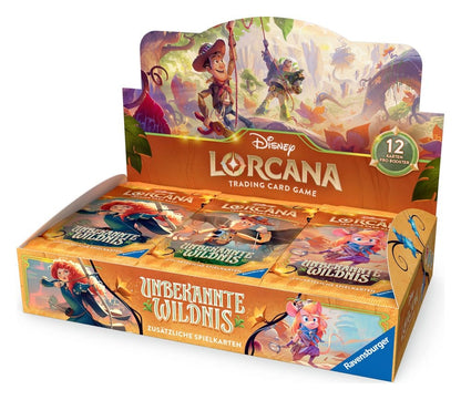 Disney Lorcana Unbekannte Wildnis - Booster oder Display mit 24 Booster Packs (Deutsch) - Trading Cards