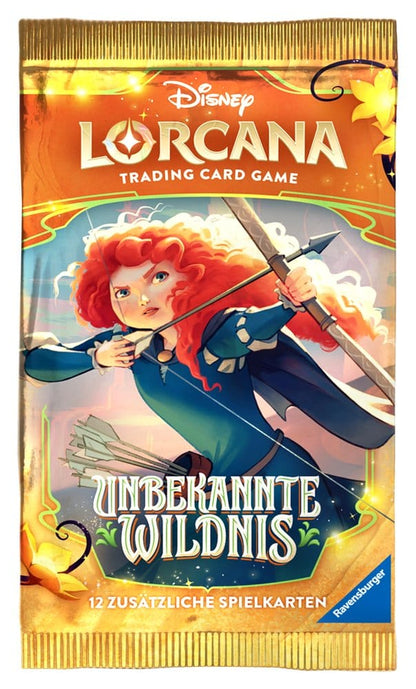 Disney Lorcana Unbekannte Wildnis - Booster oder Display mit 24 Booster Packs (Deutsch) - Trading Cards