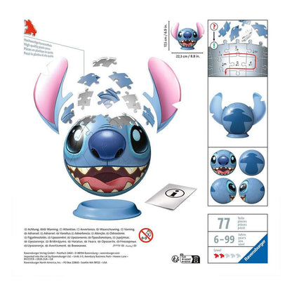 Zauberhafter 3D Puzzle von Stitch zum Zusammenbauen