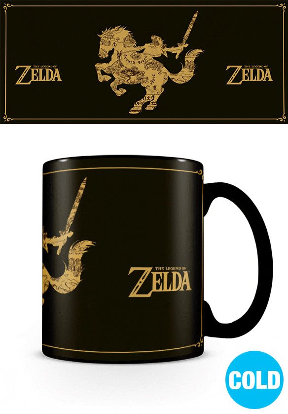 Legend of Zelda Thermo-Effect Mug – Map Reveal