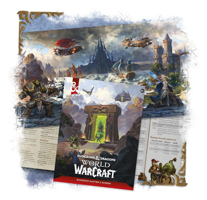 Dungeons & Dragons RPG World of Warcraft Dungeon Master's Screen (English Version)