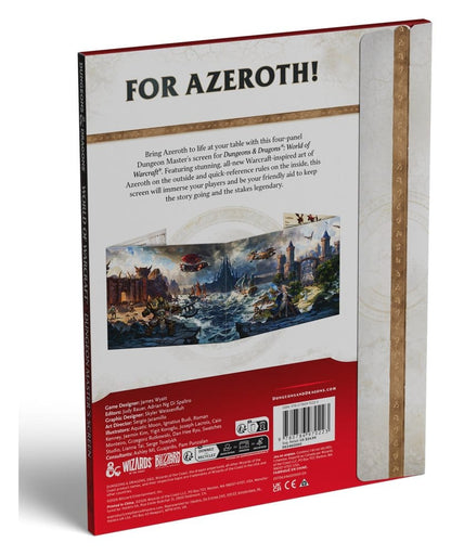 Dungeons & Dragons RPG World of Warcraft Dungeon Master's Screen (English Version)